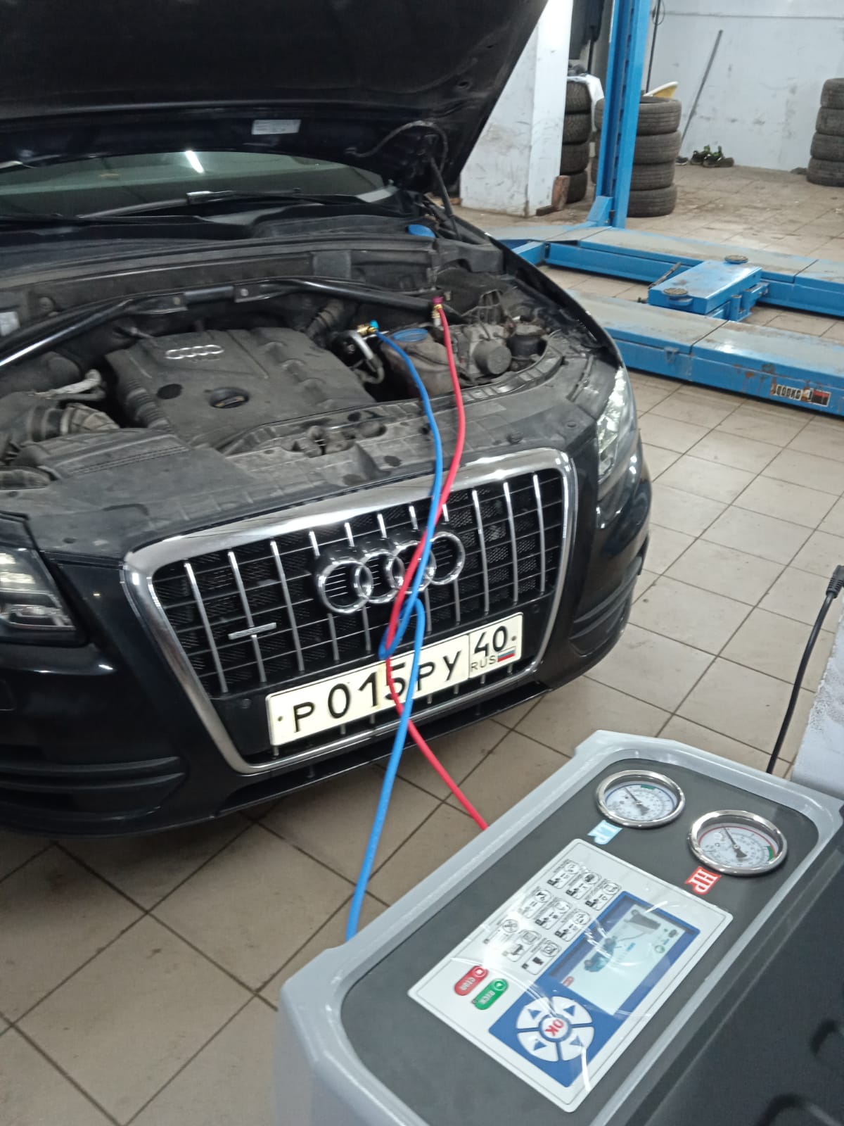 Заправка кондиционера в автомобиле